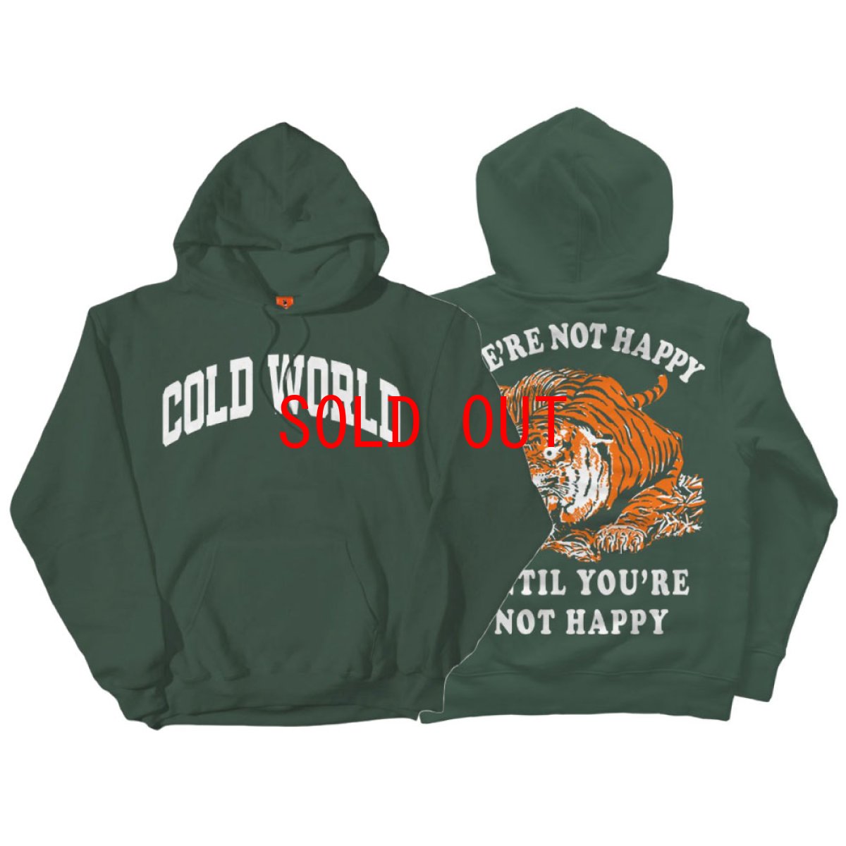 画像1: Frozen Goods Happy Tiger Logo Sweat Hoodie タイガー スウェット フーディー (1)