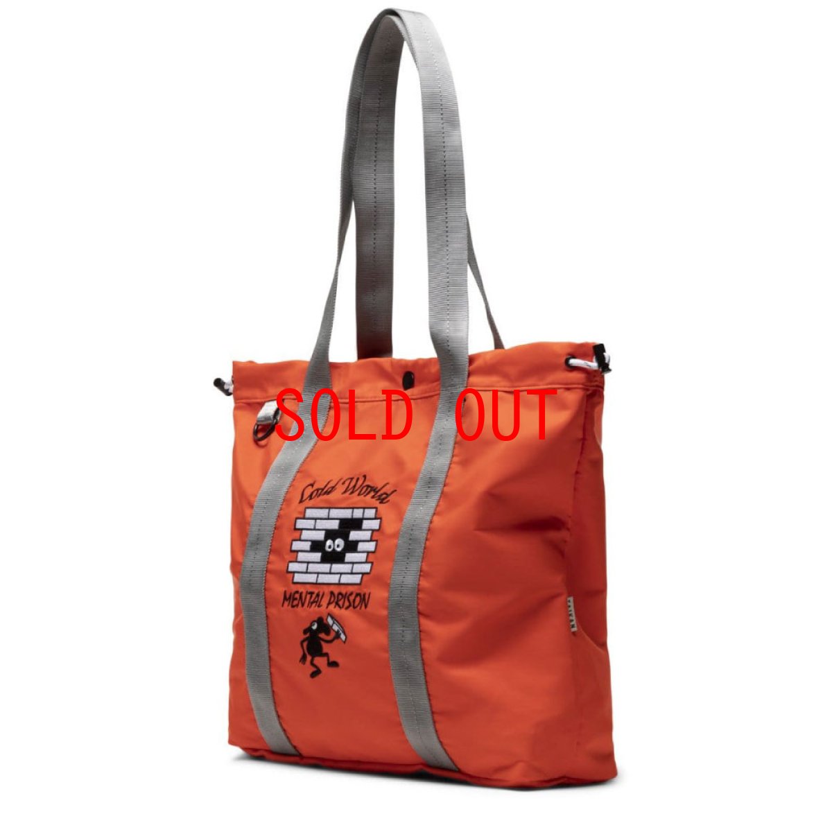 画像9: Frozen Goods × TAIKAN Mental Prison Flanker Tote Bag トート バッグ Orange (9)