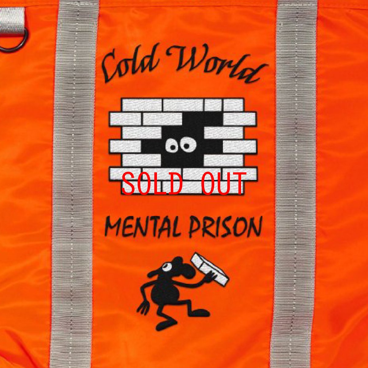 画像2: Frozen Goods × TAIKAN Mental Prison Flanker Tote Bag トート バッグ Orange (2)