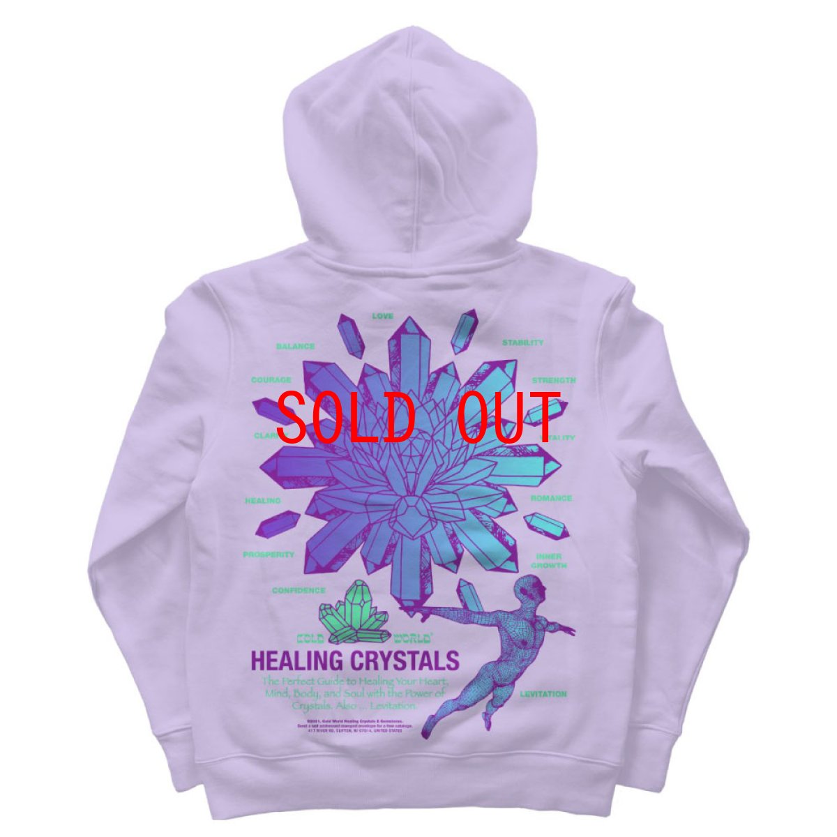 画像3: Frozen Goods Crystals & Levitation Sweat Hoodie スウェット フーディー  (3)