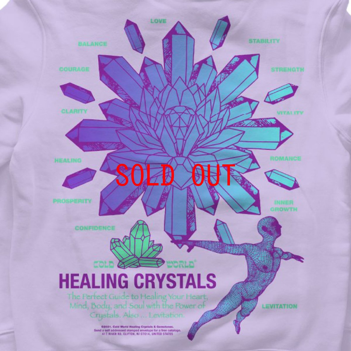 画像8: Frozen Goods Crystals & Levitation Sweat Hoodie スウェット フーディー  (8)