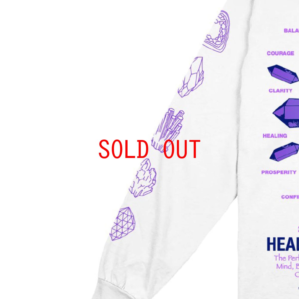 画像3: Frozen Goods Crystals & Levitation L/S Tee 長袖 Tシャツ (3)