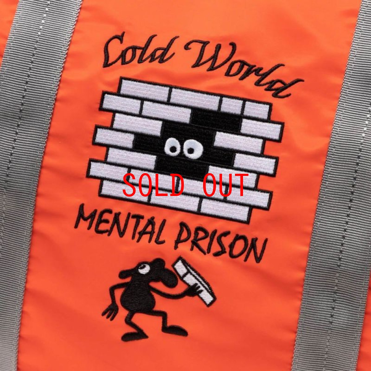 画像10: Frozen Goods × TAIKAN Mental Prison Flanker Tote Bag トート バッグ Orange (10)