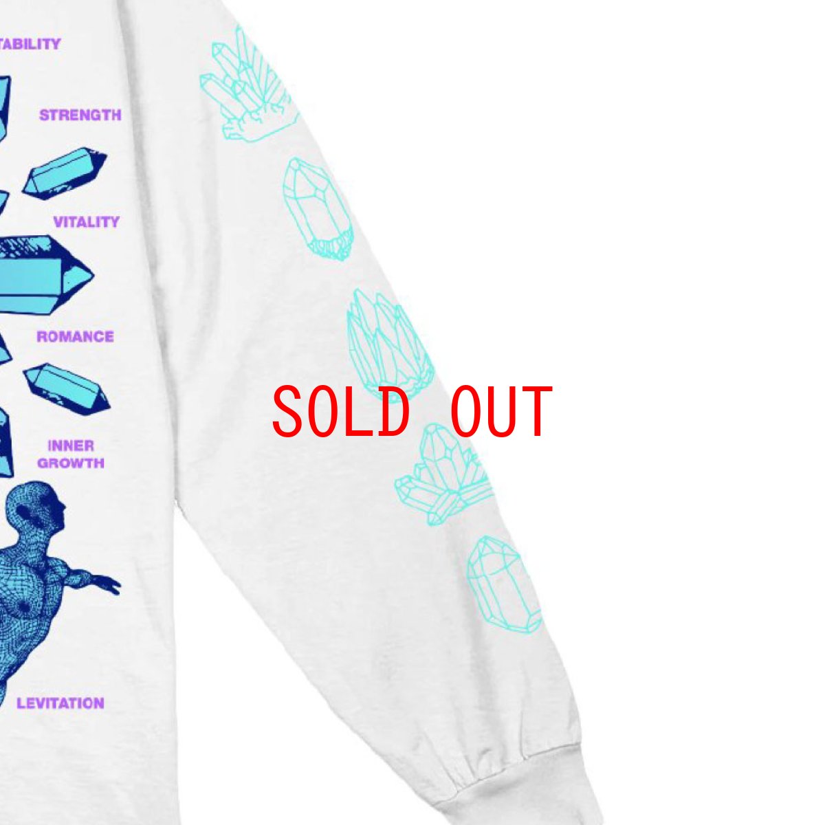 画像4: Frozen Goods Crystals & Levitation L/S Tee 長袖 Tシャツ (4)