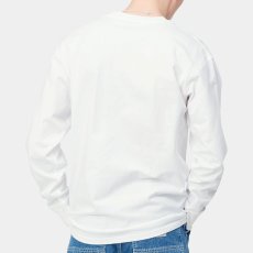 画像5: American Script L/S Tee 長袖 ロゴ Tシャツ White ホワイト (5)