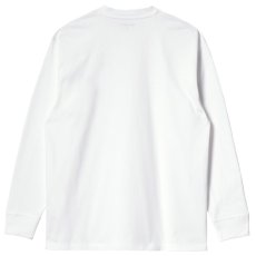 画像3: American Script L/S Tee 長袖 ロゴ Tシャツ White ホワイト (3)