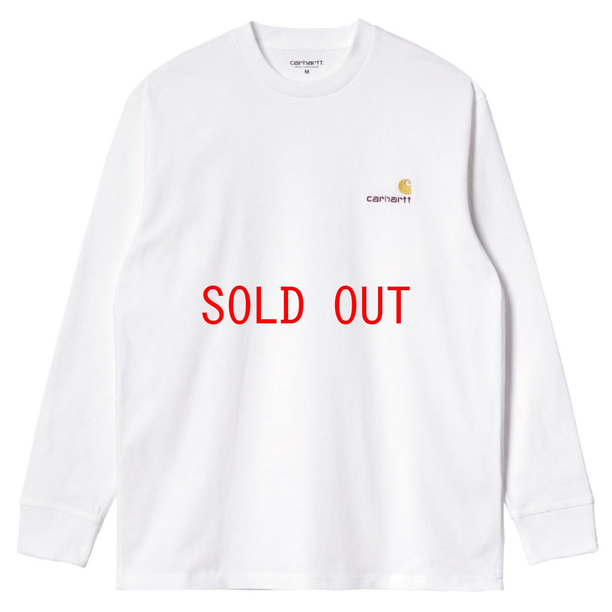 画像2: American Script L/S Tee 長袖 ロゴ Tシャツ White ホワイト (2)