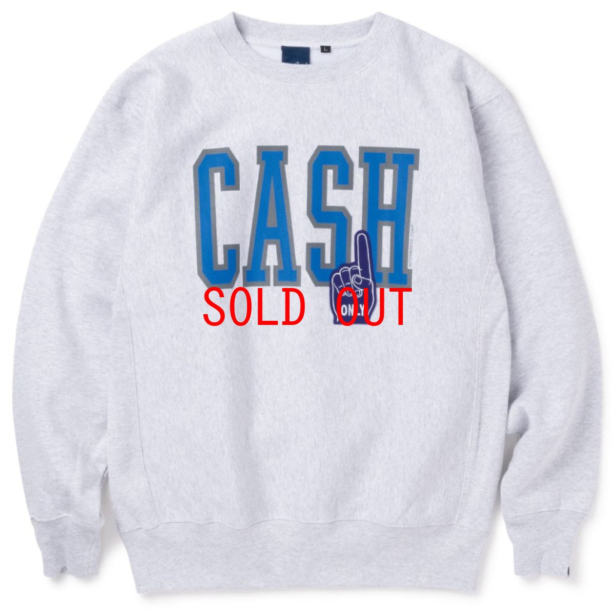 画像1: Cash Only Crewneck Sweatshirt キャッシュ オンリー クルーネック スウェット (1)