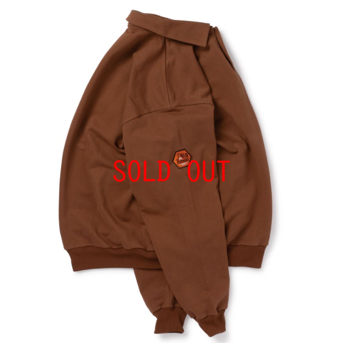 画像6: x RAW IB Hardware Staff L/S Polo Shirts BRN 長袖 ロウ ポロ シャツ (6)