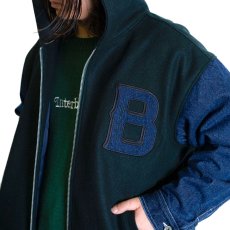 画像4: IB Hooded School Jacket メルトン スタジアム ジャケット (4)