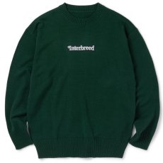 画像1: Archive Logo Knit Sweater ワッペン クルーネック コットン ニット セーター (1)