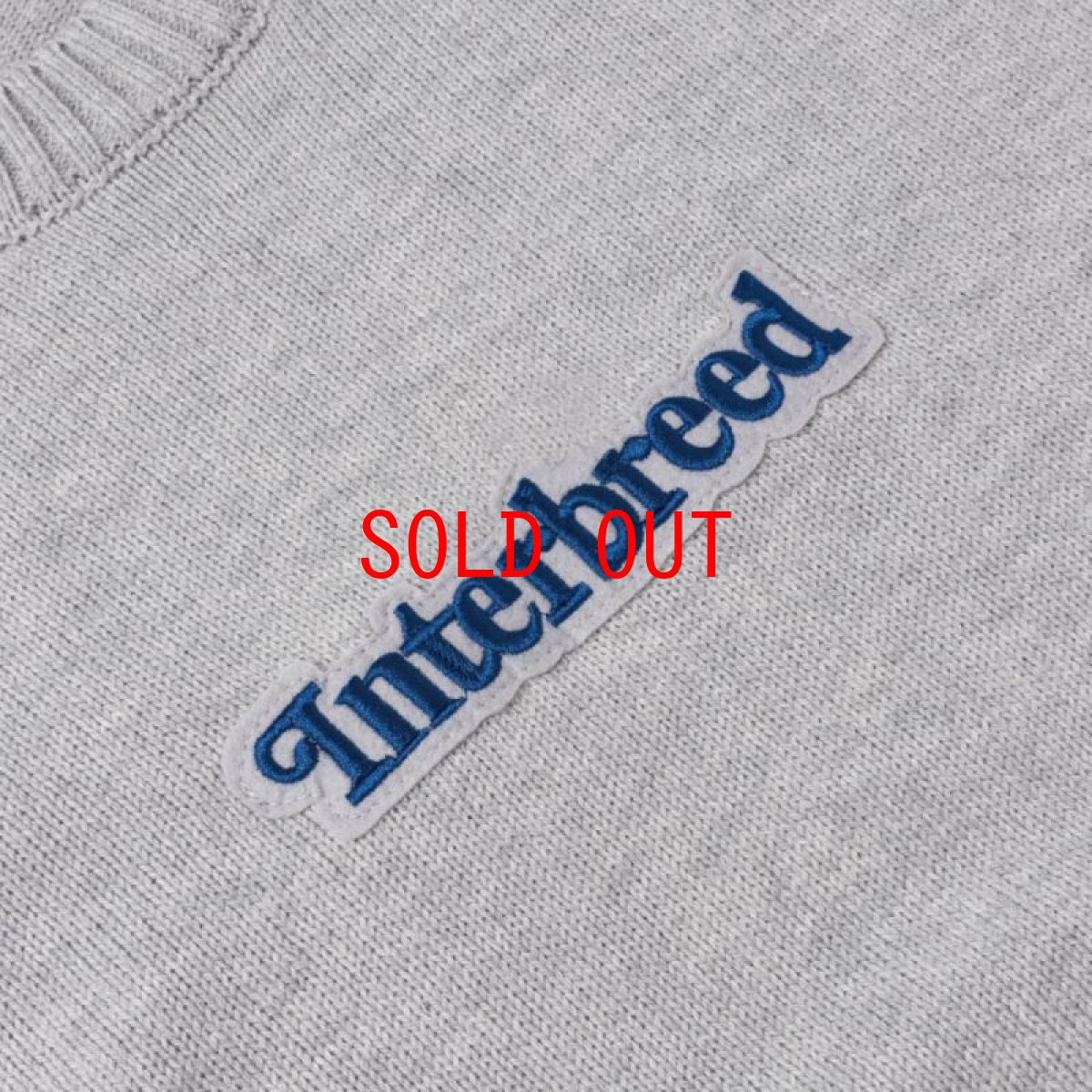 画像3: Archive Logo Knit Sweater ワッペン クルーネック コットン ニット セーター (3)