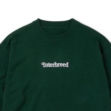 画像3: Archive Logo Knit Sweater ワッペン クルーネック コットン ニット セーター (3)