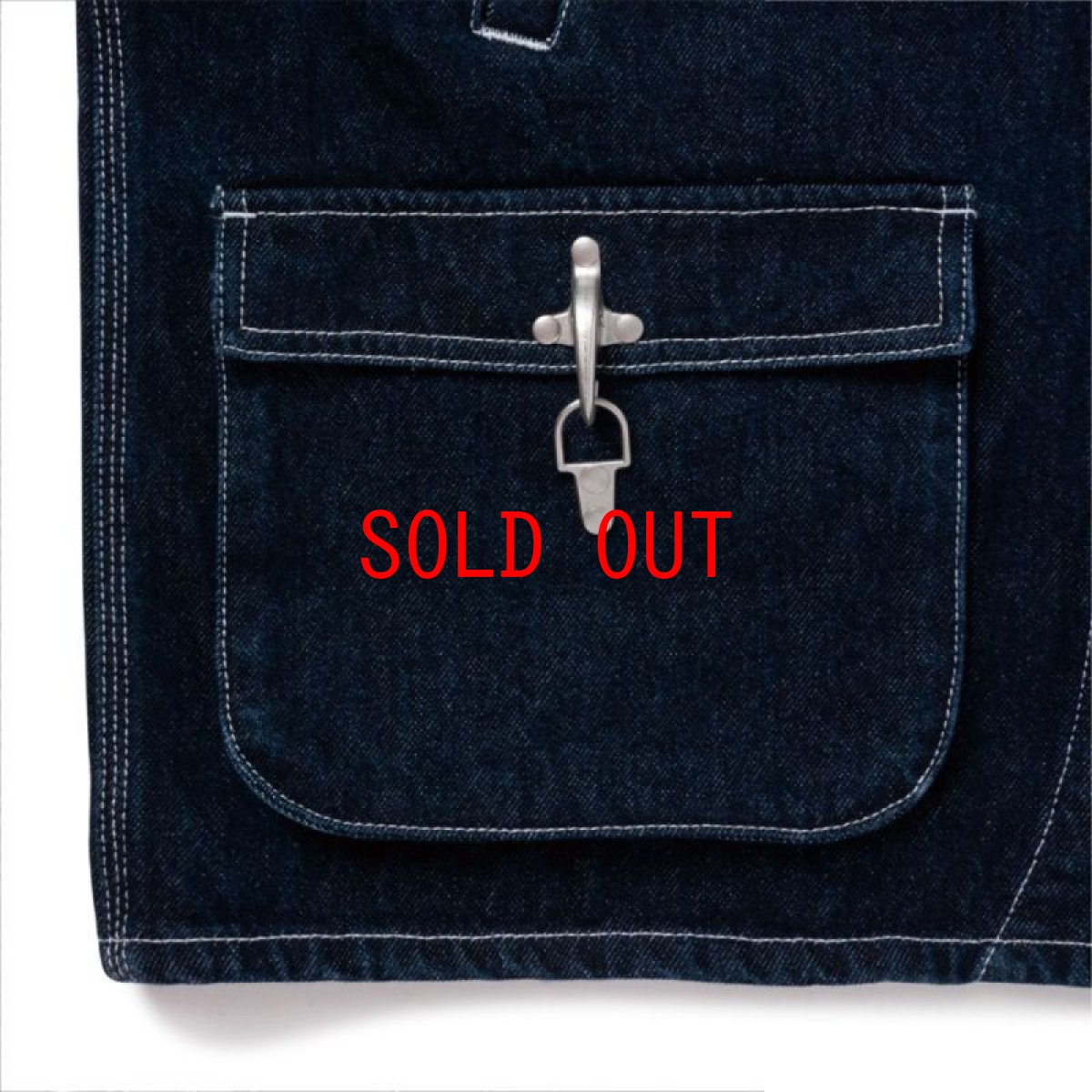 画像8: Washed Denim Country Jacket Indigo デニム カバーオール ジャケット (8)