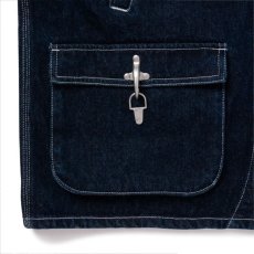 画像8: Washed Denim Country Jacket Indigo デニム カバーオール ジャケット (8)