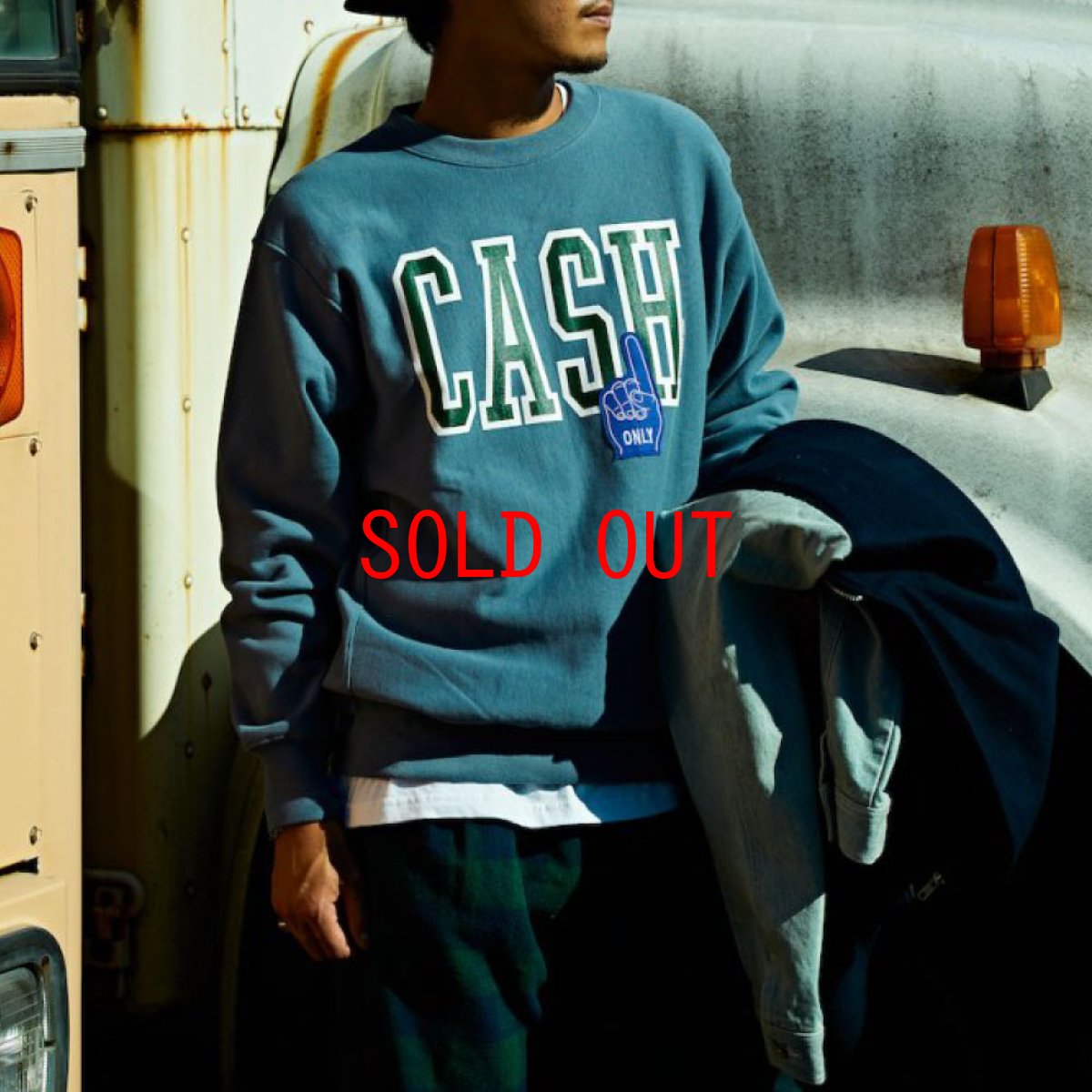 画像1: Cash Only Crewneck Sweatshirt キャッシュ オンリー クルーネック スウェット (1)