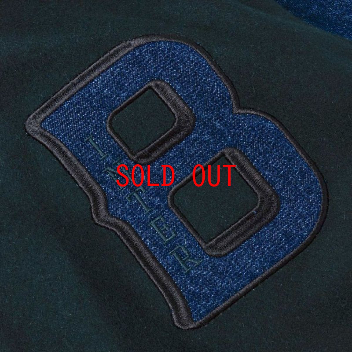 画像8: IB Hooded School Jacket メルトン スタジアム ジャケット (8)