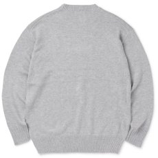 画像2: Archive Logo Knit Sweater ワッペン クルーネック コットン ニット セーター (2)