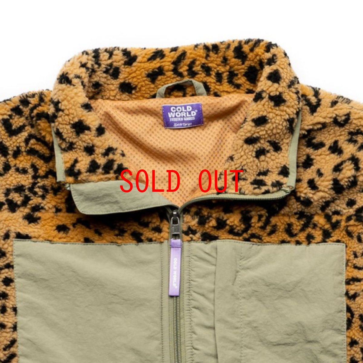 画像3: Wild Thing Sherpa Jacket Leopard ワイルドシング シェルパ フリース ジャケット (3)