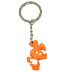 画像4: Frozen Goods Cold Bunny Rubber Keychain キャラクター コールド バニー ラバー キーホルダー (4)