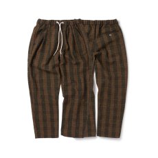 画像1: Farmer’s Plaid Trouser Pants チェック タック パンツ (1)