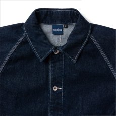 画像5: Washed Denim Country Jacket Indigo デニム カバーオール ジャケット (5)