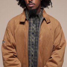 画像9: Faux Suede Harrington Jacket スウェード ハリントン スウィング トップ ジャケット (9)