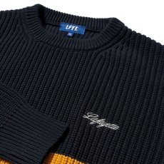 画像3: 2Tone Low Gauge Cotton Knit Sweater 2トーン ローゲージ ニット セーター (3)