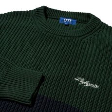 画像4: 2Tone Low Gauge Cotton Knit Sweater 2トーン ローゲージ ニット セーター (4)