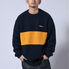 画像4: 2Tone Low Gauge Cotton Knit Sweater 2トーン ローゲージ ニット セーター (4)