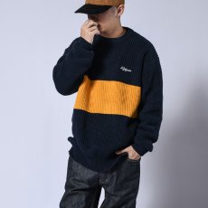 画像8: 2Tone Low Gauge Cotton Knit Sweater 2トーン ローゲージ ニット セーター (8)