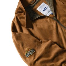 画像4: Faux Suede Harrington Jacket スウェード ハリントン スウィング トップ ジャケット (4)