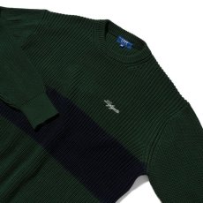 画像5: 2Tone Low Gauge Cotton Knit Sweater 2トーン ローゲージ ニット セーター (5)
