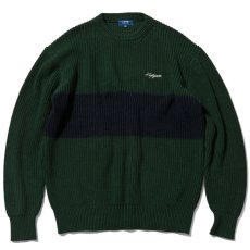 画像2: 2Tone Low Gauge Cotton Knit Sweater 2トーン ローゲージ ニット セーター (2)