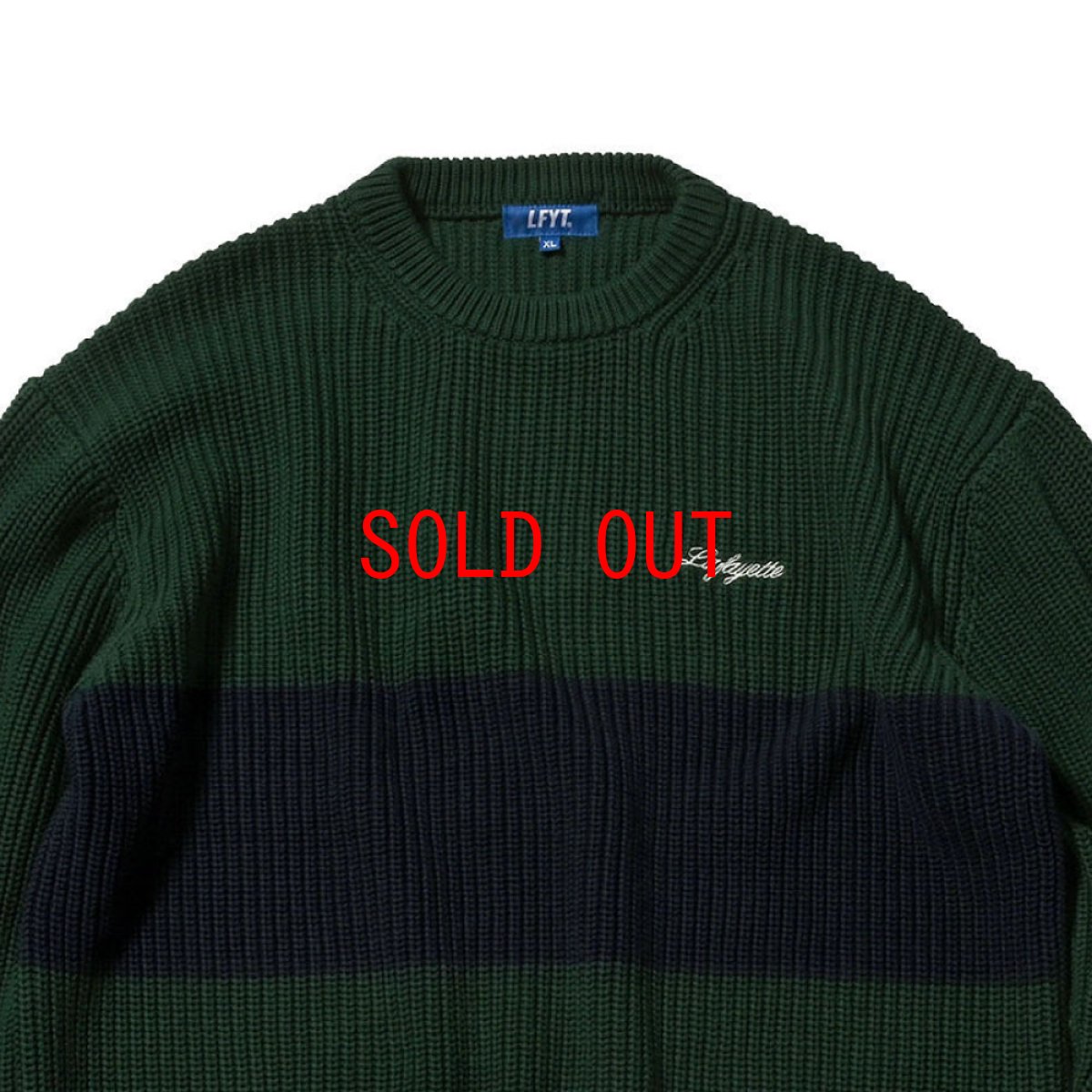 画像6: 2Tone Low Gauge Cotton Knit Sweater 2トーン ローゲージ ニット セーター (6)