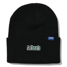 画像1: × Fatbeats Long Beanie ファットビーツ ロゴ ビーニー ニット キャップ 帽子 (1)