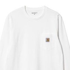 画像6: Logo Pocket L/S Tee ワンポイント ロゴ ポケット 長袖 Tシャツ (6)
