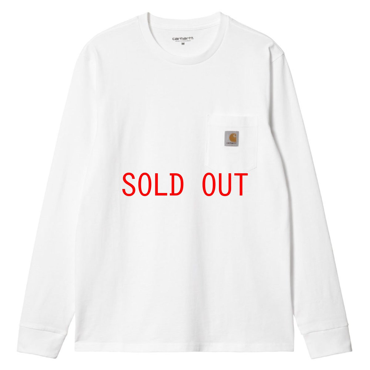 画像4: Logo Pocket L/S Tee ワンポイント ロゴ ポケット 長袖 Tシャツ (4)
