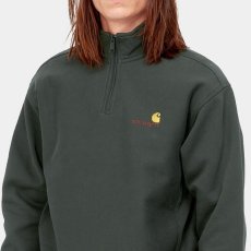 画像3: Half Zip American Script Sweat Shirt ハーフ ジップ アメリカン スクリプト ロゴ スウェット シャツ (3)