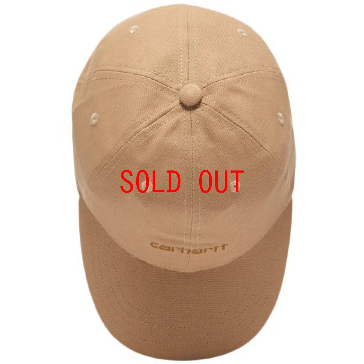 画像9: Canvas Script embroidery Cap ロゴ パネル 刺繍 キャップ 帽子 (9)