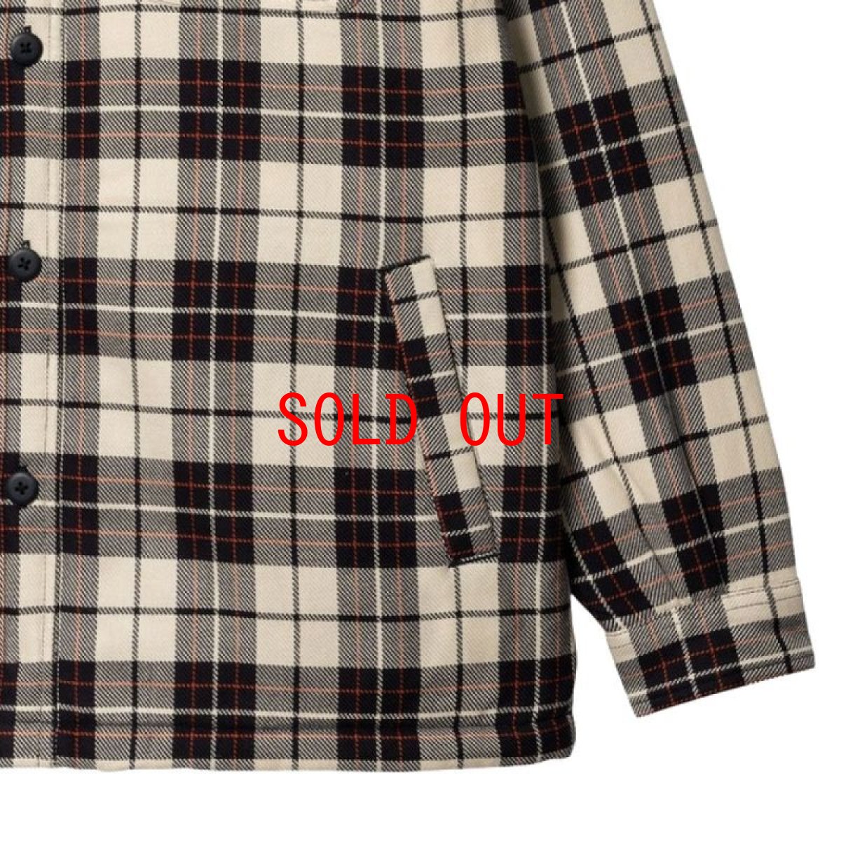 画像8: Arden Check Flannel Shirt Jacket BEG フランネル チェック 長袖 シャツ ジャケット (8)