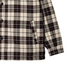 画像8: Arden Check Flannel Shirt Jacket BEG フランネル チェック 長袖 シャツ ジャケット (8)