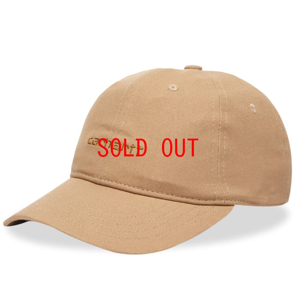 画像3: Canvas Script embroidery Cap ロゴ パネル 刺繍 キャップ 帽子 (3)