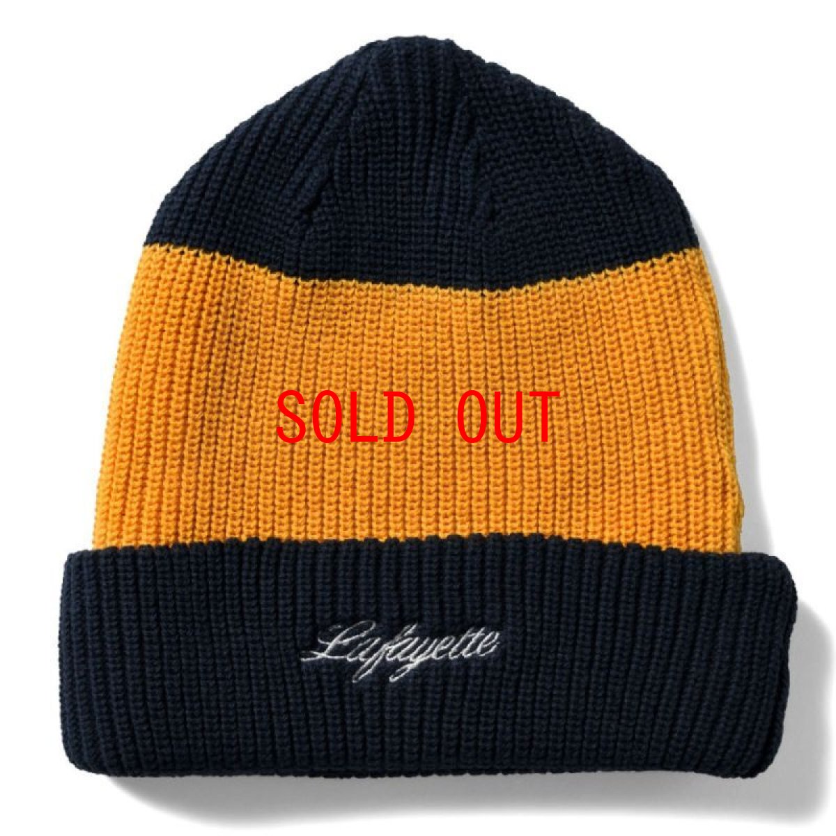 画像2: 2Tone Cotton Beanie Knit Cap コットン ビーニー ニット キャップ 帽子 (2)