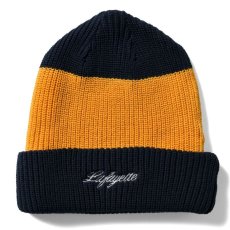 画像2: 2Tone Cotton Beanie Knit Cap コットン ビーニー ニット キャップ 帽子 (2)