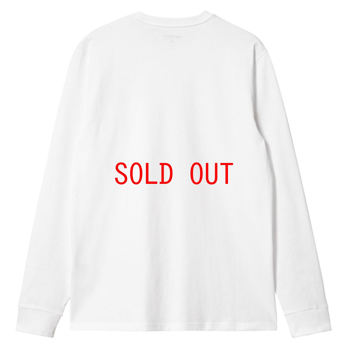 画像5: Logo Pocket L/S Tee ワンポイント ロゴ ポケット 長袖 Tシャツ (5)