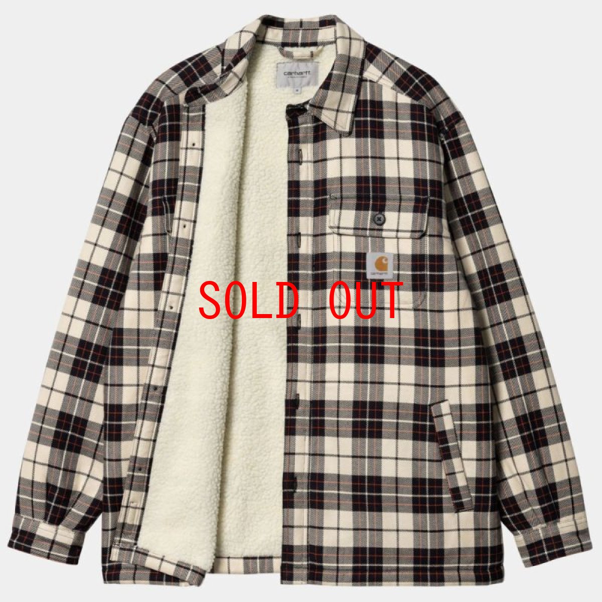 画像3: Arden Check Flannel Shirt Jacket BEG フランネル チェック 長袖 シャツ ジャケット (3)