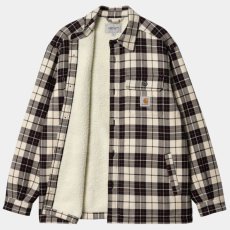 画像3: Arden Check Flannel Shirt Jacket BEG フランネル チェック 長袖 シャツ ジャケット (3)