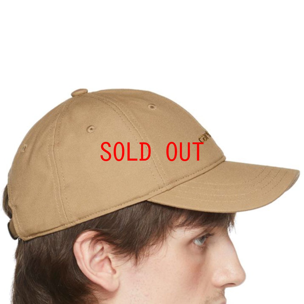 画像7: Canvas Script embroidery Cap ロゴ パネル 刺繍 キャップ 帽子 (7)