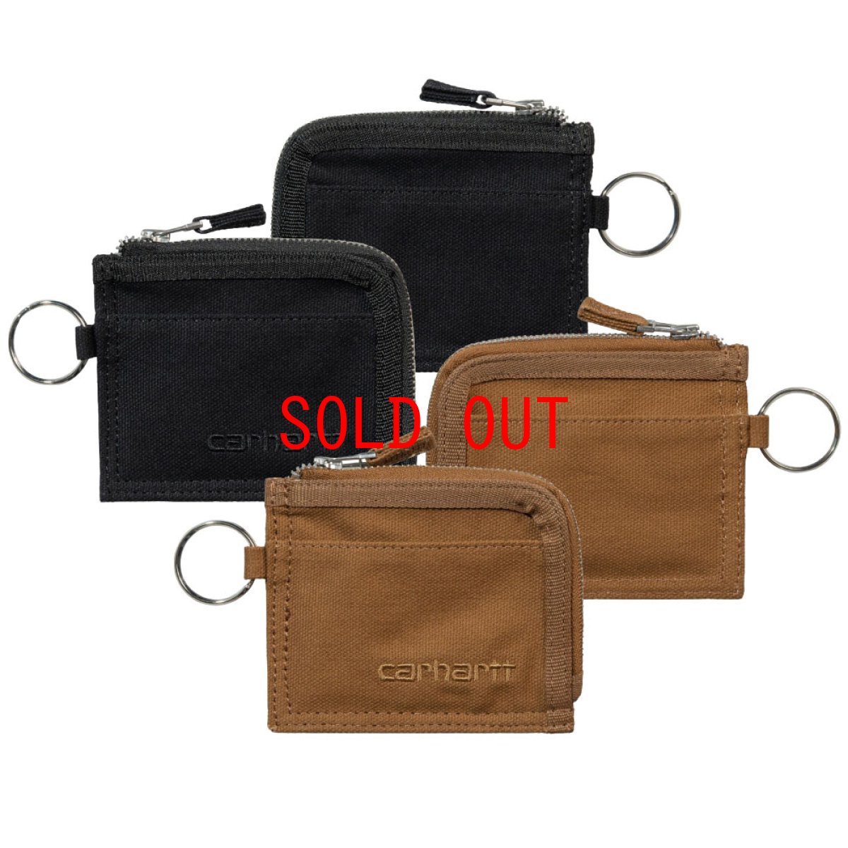 画像1: Carston Ring Wallet ジップ ウォレット 財布 小銭入れ カード (1)